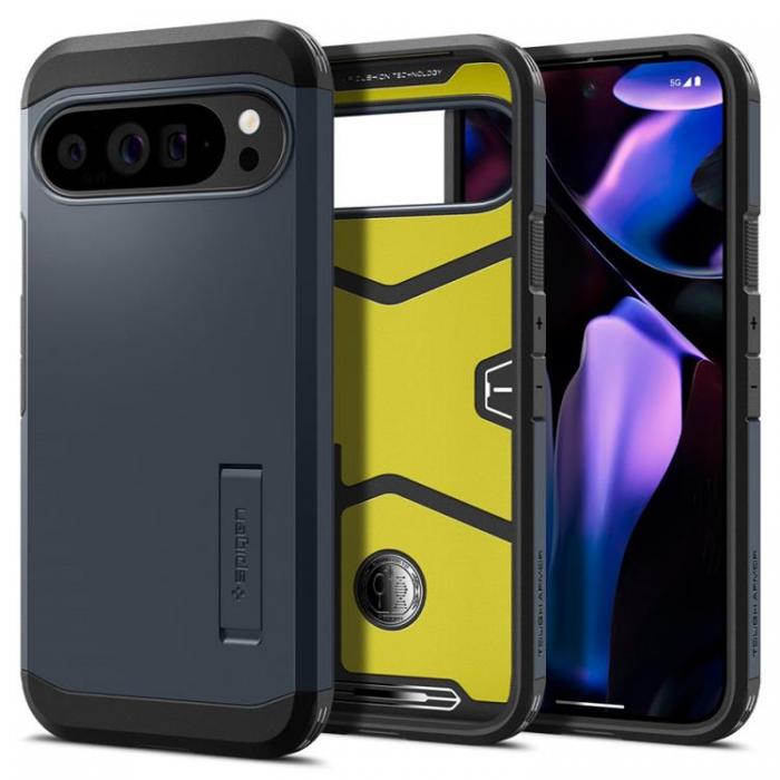 Spigen - Spigen Google Pixel 9 Pro XL Mobilskal Tough Armor - Metal Slate