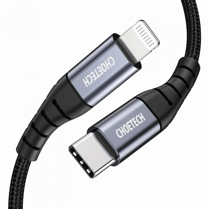 Choetech - Choetech IP0041 USB-C till Lightning kabel MFi 480Mb/s 3A 2m