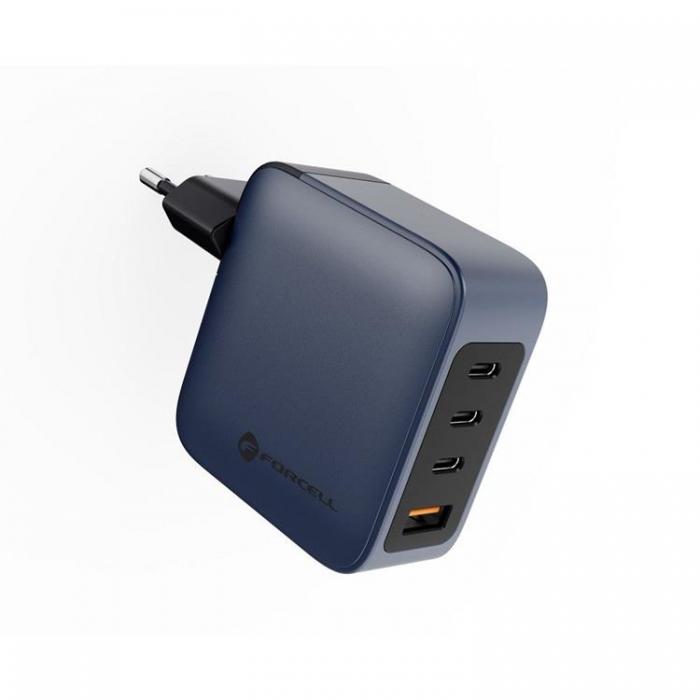 Forcell - Forcell F-Energy GaN Vggladdare 100W 3xUSB-C 1xUSB-A - Gr