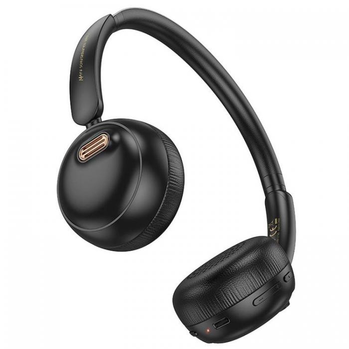 Hoco - Hoco On-Ear Hrlurar Trdlsa Bluetooth W62 - Svart