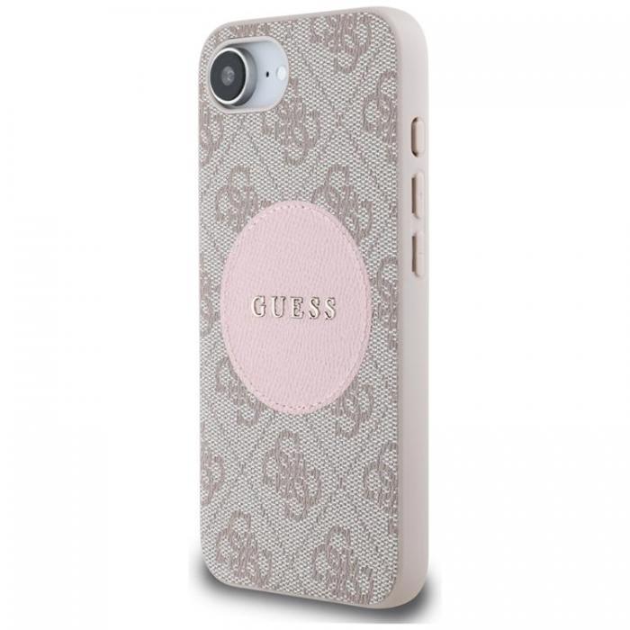 Guess - Guess iPhone 16e Mobilskal MagSafe 4G Circle Classic Logo