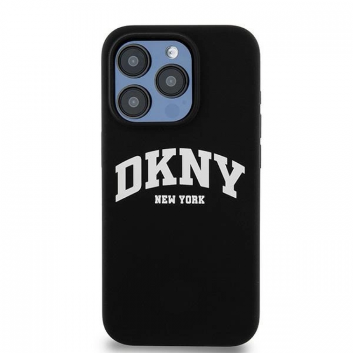 DKNY - DKNY iPhone 13/13 Pro Mobilskal MagSafe Silikon Vit Logo