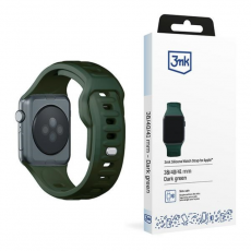 3MK - 3mk Apple Watch (38/40/41mm) Armband Silikon - Mörkgrön