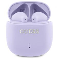 Guess - Guess TWS In-Ear Hörlurar Bluetooth Printed Classic Logo - Lila