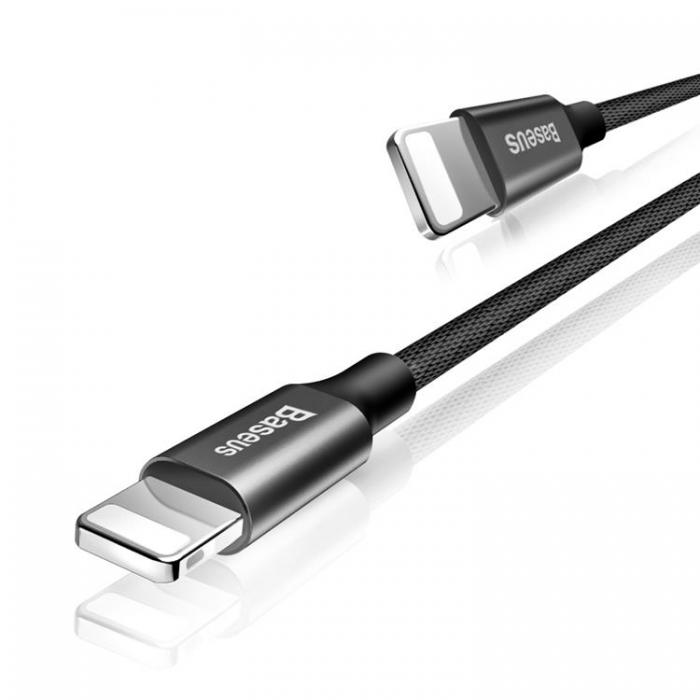 BASEUS - Baseus USB Till Lightning Kabel 3m 1.5A Yiven - Svart