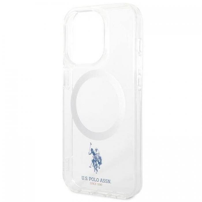 US Polo - US Polo iPhone 15 Pro Max Mobilskal MagSafe Collection - Clear