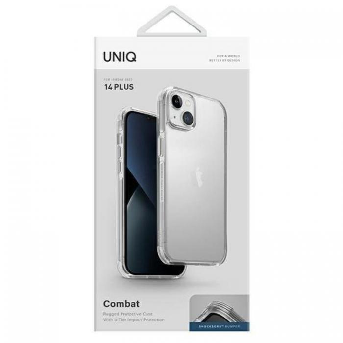 UNIQ - Uniq iPhone 14 Plus Skal Combat - Crystal Clear