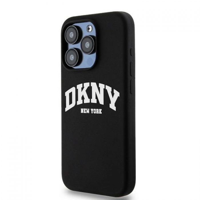 DKNY - DKNY iPhone 14 Pro Mobilskal MagSafe Silikon Vit Logo