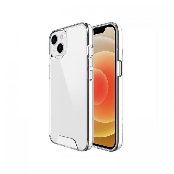 A-One Brand - iPhone 15 Pro Mobilskal Crystal Big Hole - Transparent