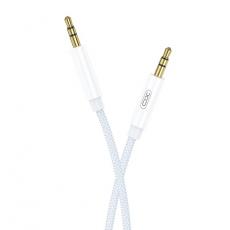 XO - XO Ljudkabel Minijack 3.5 mm 1m NB-R211C - Vit/Blå