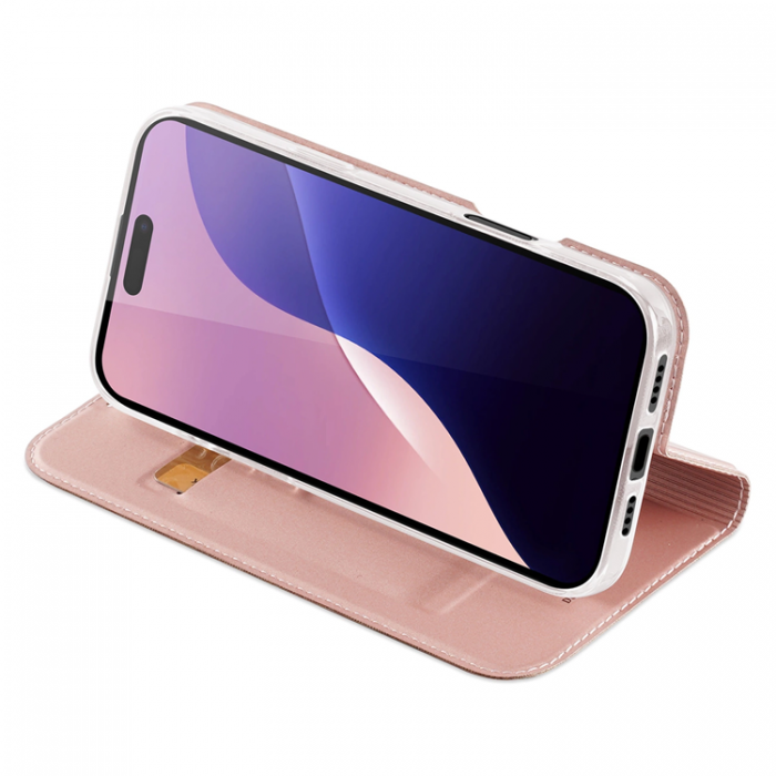 Dux Duci - Dux Ducis iPhone 16 Pro Max Plnboksfodral Skin Pro - Rosa