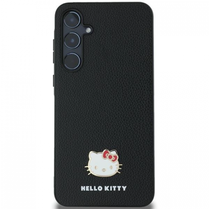 Hello Kitty - Hello Kitty Galaxy A55 5G Mobilskal Metal Logo Kitty Head