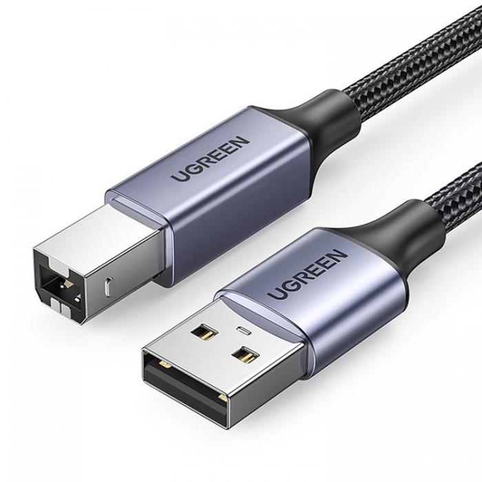 Ugreen - Ugreen USB Typ-B Skrivar Kabel 5 m - Svart