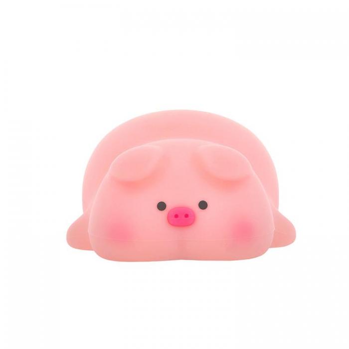 Forever Light - Forever LED Nattlampa Sleepy Pig FNL-09 - Rosa