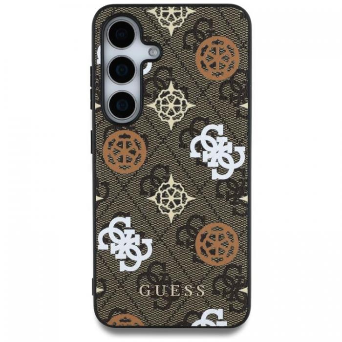 Guess - Guess Galaxy S25 Ultra Mobilskal MagSafe 4G Printed Colored Peony - Brun