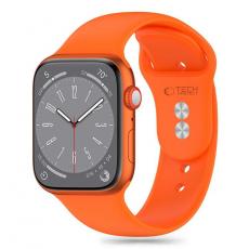 Tech-Protect - Tech-Protect Apple Watch (40/41/42mm) Armband Silikon - Orange