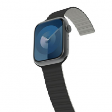 Araree - Araree Apple Watch (42/44/45/49mm) Armband Silikon - Svart/Grå