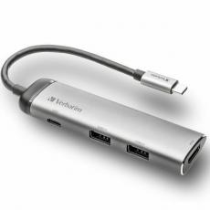 Verbatim - Verbatim 3in1 HUBB USB-C Multiport Adapter med HDMI 49140