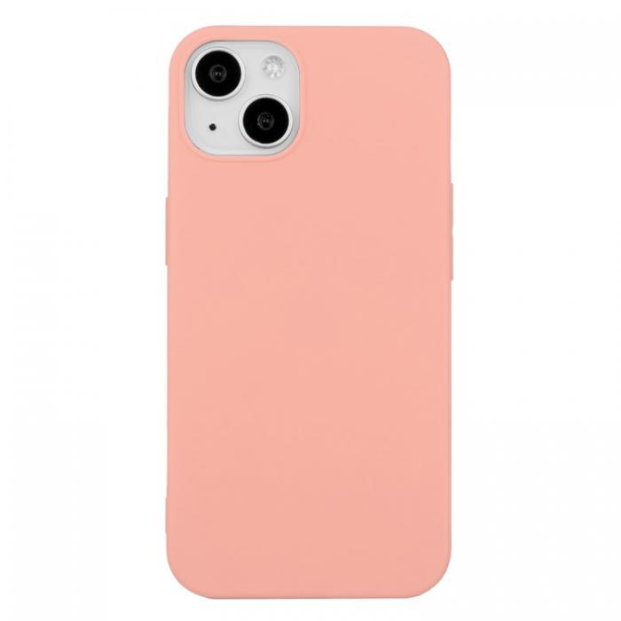 A-One Brand - iPhone 15 Plus Mobilskal TPU Matte Slim-Fit - Rosa