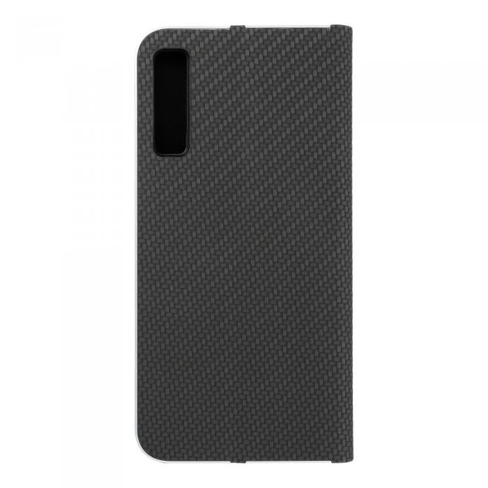 OEM - Galaxy A7 (2018) Plnboksfodral Forcell Luna Carbon - Svart