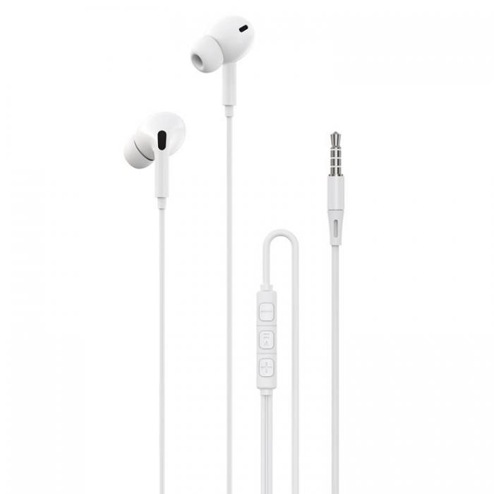 Devia - Devia In-Ear Trdbundna Hrlurar Jack 3.5mm Kintone A2 - Vit