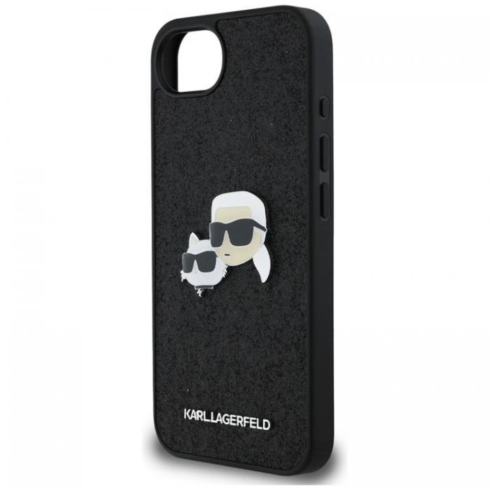 KARL LAGERFELD - Karl Lagerfeld iPhone 16e Mobilskal Fixed Glitter Karl&Choupette