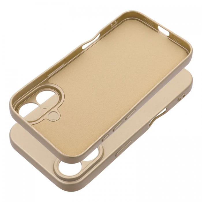 A-One Brand - iPhone 16 Plus Mobilskal Metallic - Guld