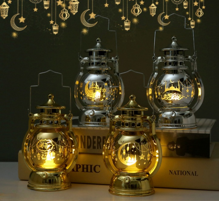 A-One Brand - Middle East Festival LED Lantern - Guld