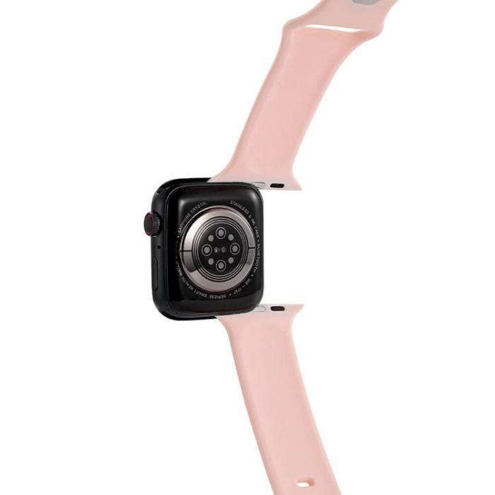 GEAR - GEAR Apple Watch 2/3/4/5/6/7/SE (41/40/38mm) Silikon Armband - Rosa