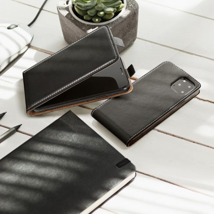 OEM - Flip fodral med kortfack till XIAOMI Note 9s Svart