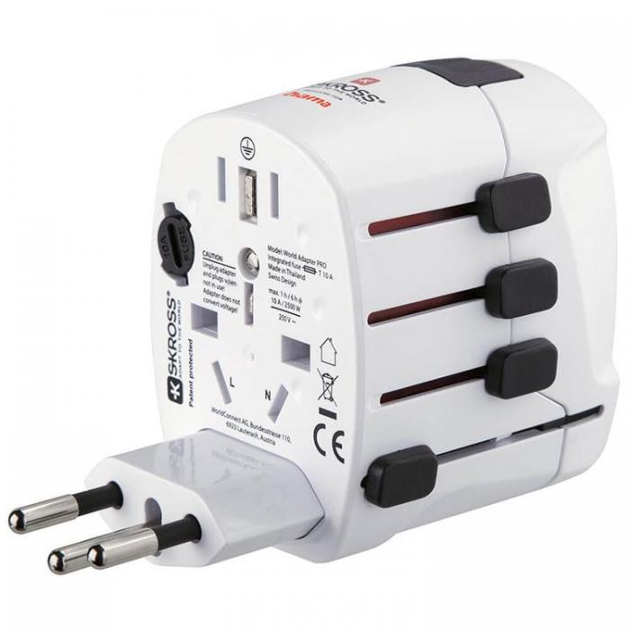 Hama - HAMA Reseadapter Vrlden Pro EU-WORLD 3-stift