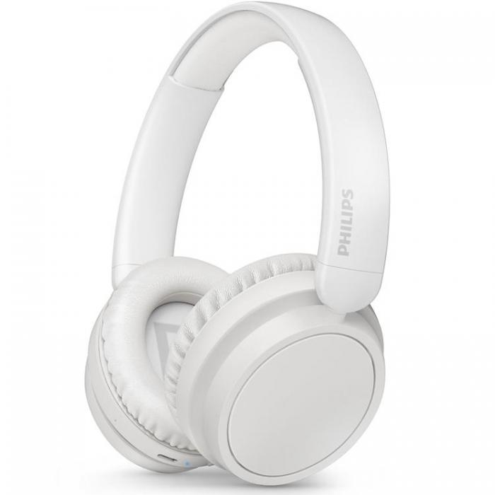 Philips - PHILIPS Trdlsa On-Ear Hrlurar,65h Speltid - Vit