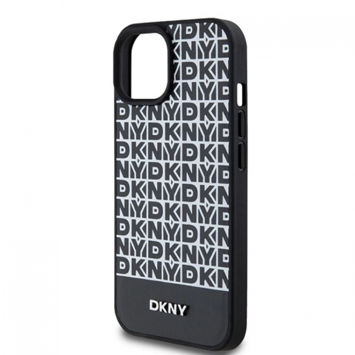 DKNY - DKNY iPhone 15/14/13 Mobilskal Magsafe Lder Printed Pattern