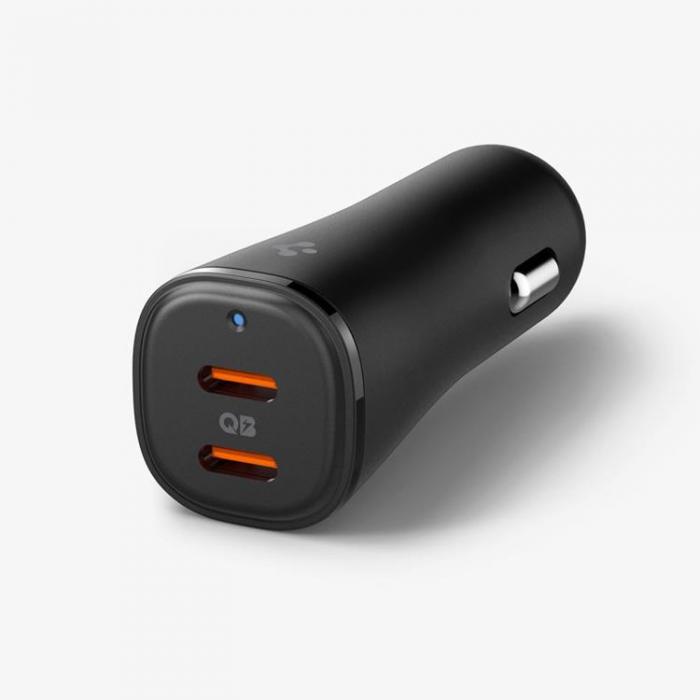 Spigen - Spigen Billaddare 50W EV502 Arcstation Essential - Svart