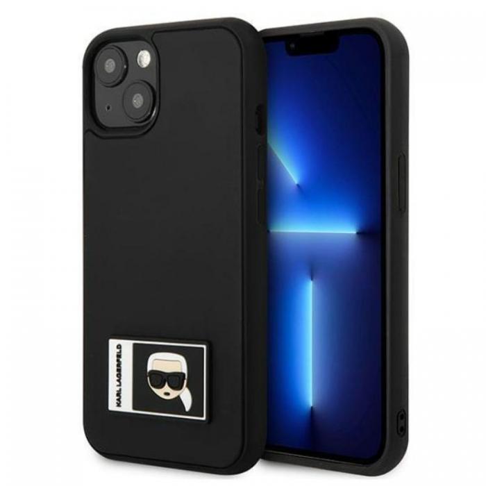 KARL LAGERFELD - Karl Lagerfeld iPhone 13 mini Skal Ikonik Patch - Svart