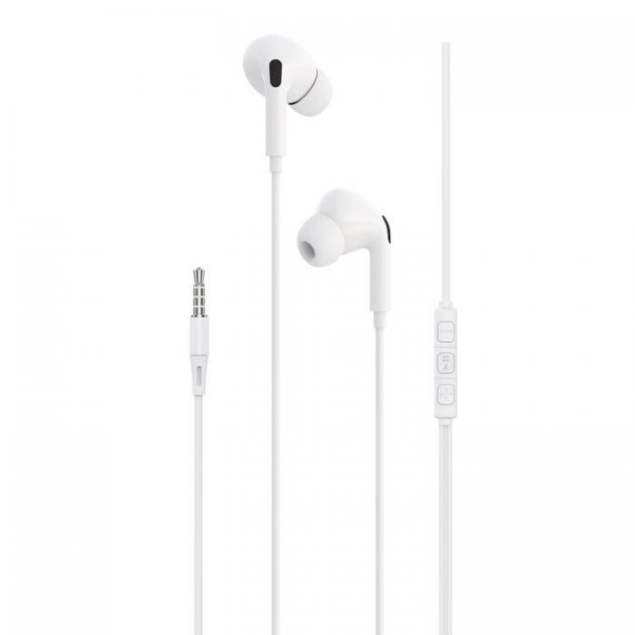 Devia - Devia In-Ear Trdbundna Hrlurar Jack 3.5mm Kintone A2 - Vit