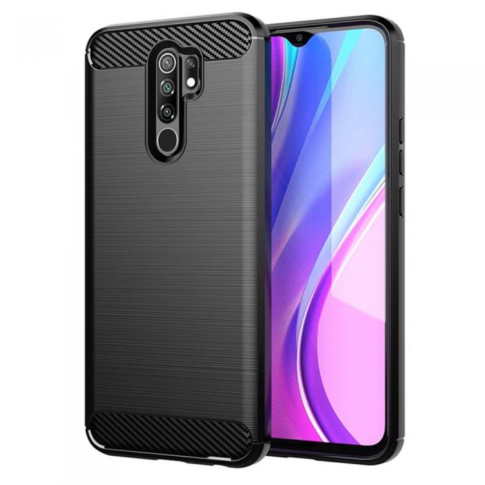 Forcell - CARBON skal till XIAOMI Redmi 9 Svart