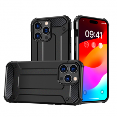 OEM - iPhone 15 Pro Max Mobilskal Hybrid Armor - Svart