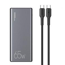 USAMS - USAMS Powerbank 30000mAh 65W 2xUSB-A 1xUSB-C Med USB-C Kabel