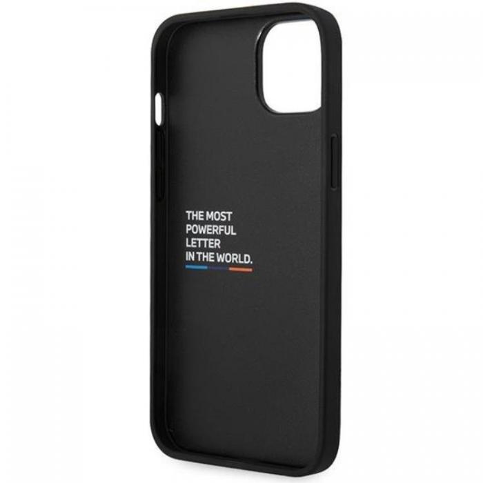 BMW - BMW iPhone 14 Plus Mobilskal Quilted Tricolor - Gr