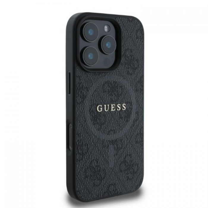 Guess - Guess iPhone 16 Pro Mobilskal Magsafe 4G Ring Classic Logo