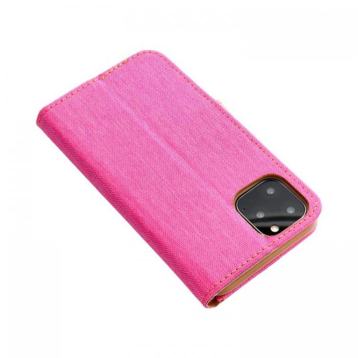 A-One Brand - CANVAS Plnboksfodral Fr Galaxy A34 5G - Rosa