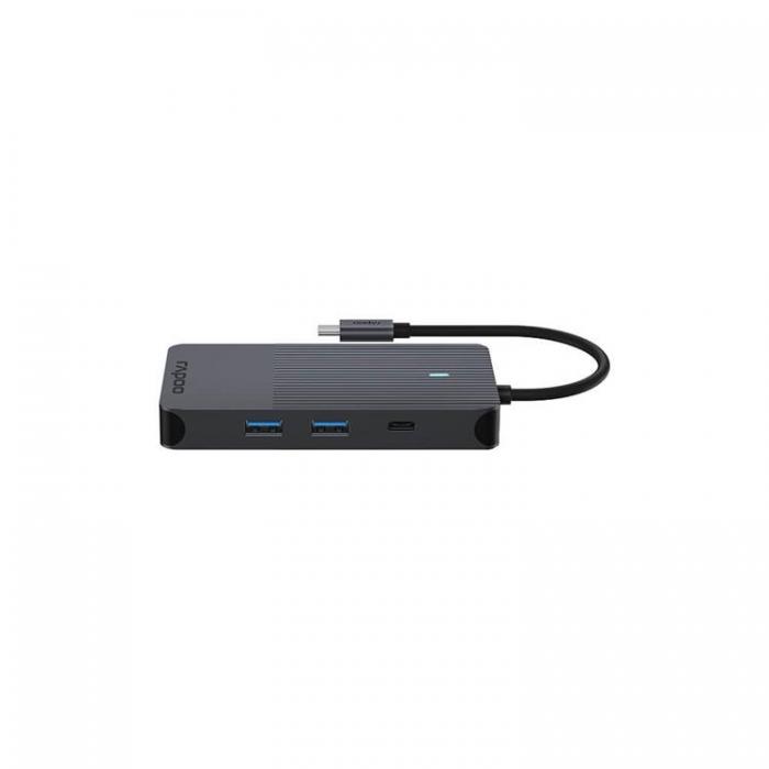 Rapoo - RAPOO Multiport UCM-2005 10-i-1 USB-C-Adapter