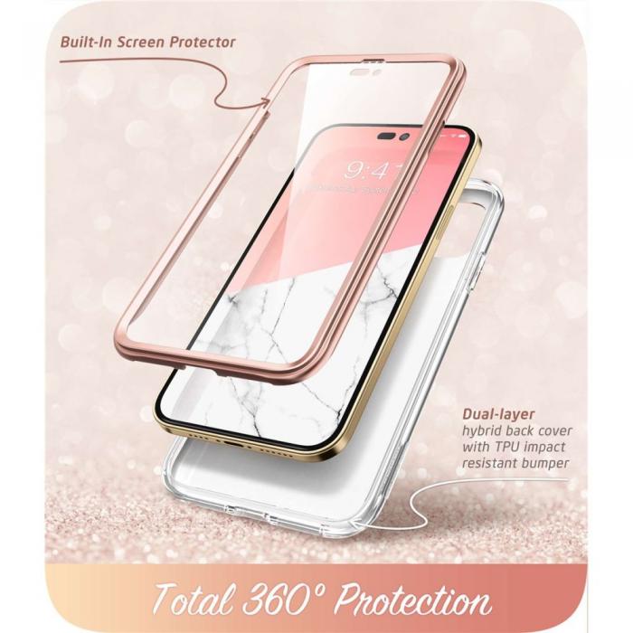 SupCase - SupCase iPhone 14 Pro Skal Cosmo - Marble