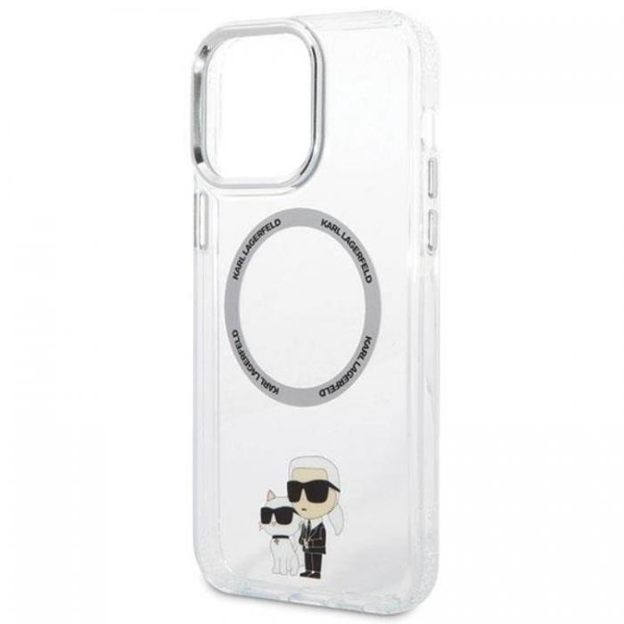 KARL LAGERFELD - Karl Lagerfeld iPhone 13 Pro Max Mobilskal Iconic Karl&Choupette