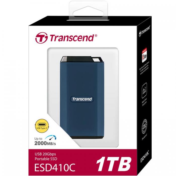 Transcend - Transcend Portabel Mini SSD USB-C 1TB - Marinbl