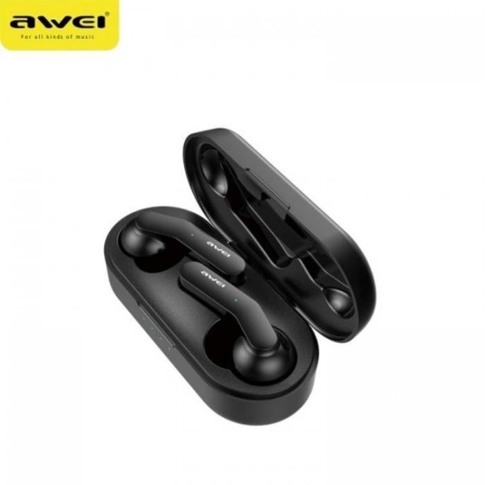 Awei - Awei TWS Bluetooth In-Ear Hrlurar T10C - Svart