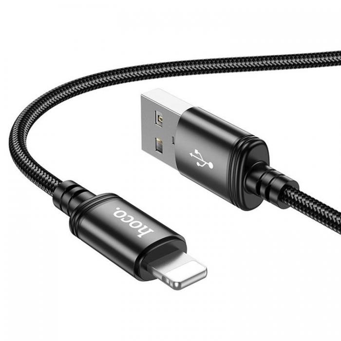 Hoco - Hoco USB-A till Lightning 1m 2.4A Kabel X89 - Svart