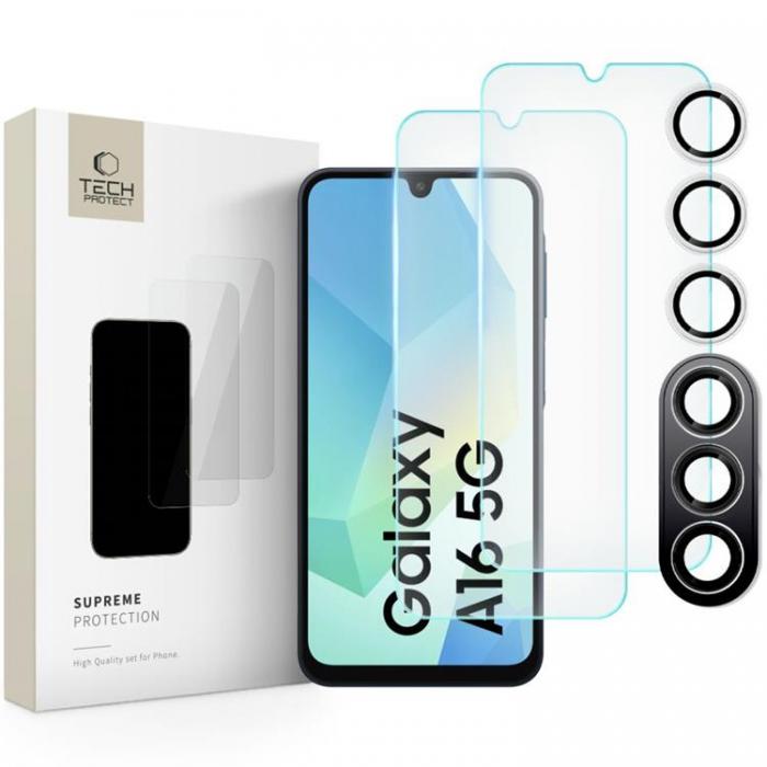 Tech-Protect - Tech-Protect Galaxy A16 4G/5G Hrdat Glas Skrmskydd Supreme Set