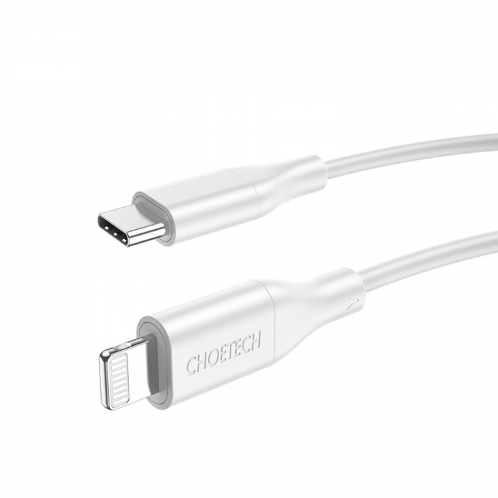 Choetech - Choetech USB-C till Lightning Kabel MFI PD 30W 1.2m - Vit